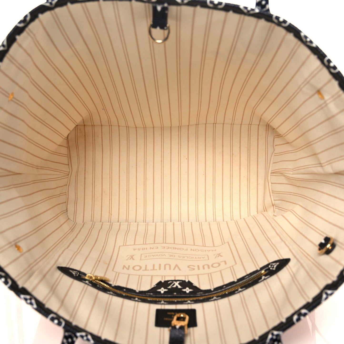 Monogram Giant Jungle Neverfull MM Ivory