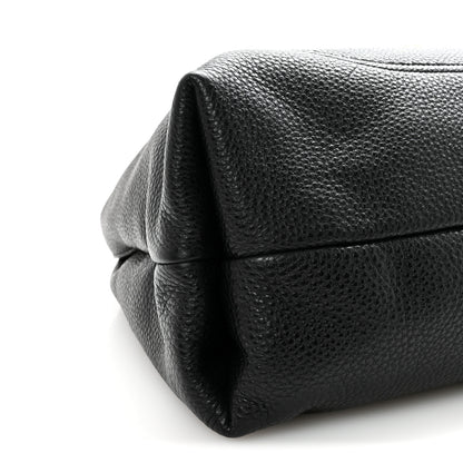 Gucci Grained Calfskin Softbit Maxi Shoulder Bag Black 9 of 10
