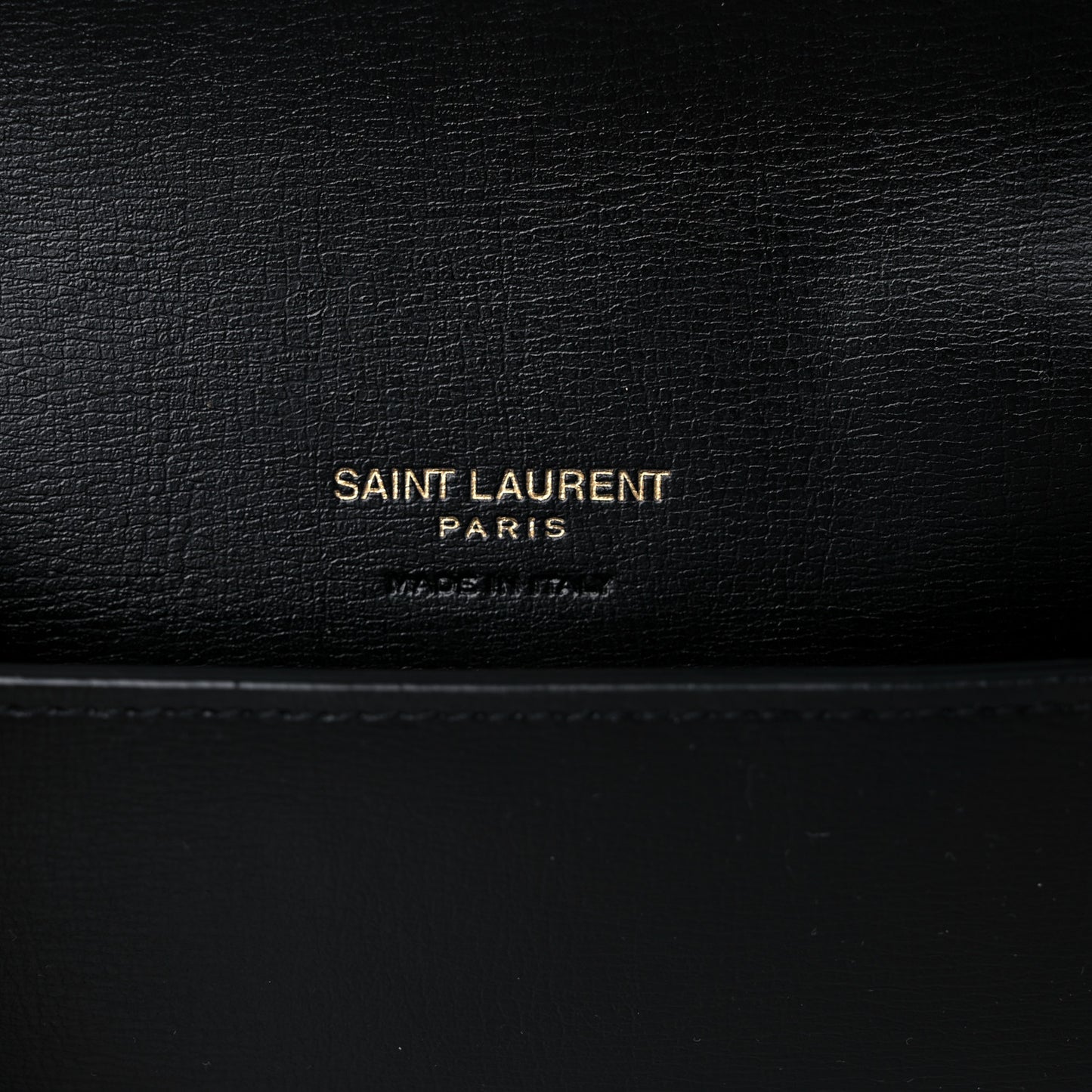 Smooth Calfskin Monogram Phone Holder Crossbody Black