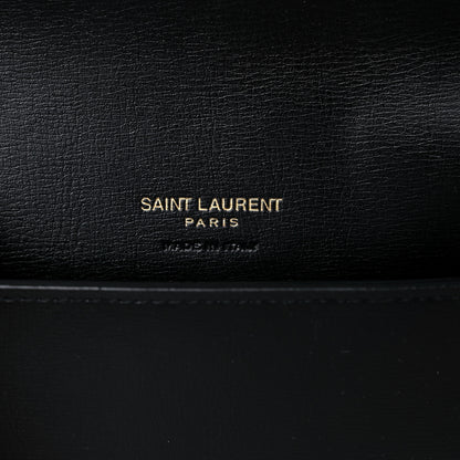 Saint Laurent Smooth Calfskin Monogram Phone Holder Crossbody Black 6 of 9