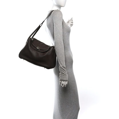 Hermes Taurillon Clemence Lindy 34 Cacao 2 of 10