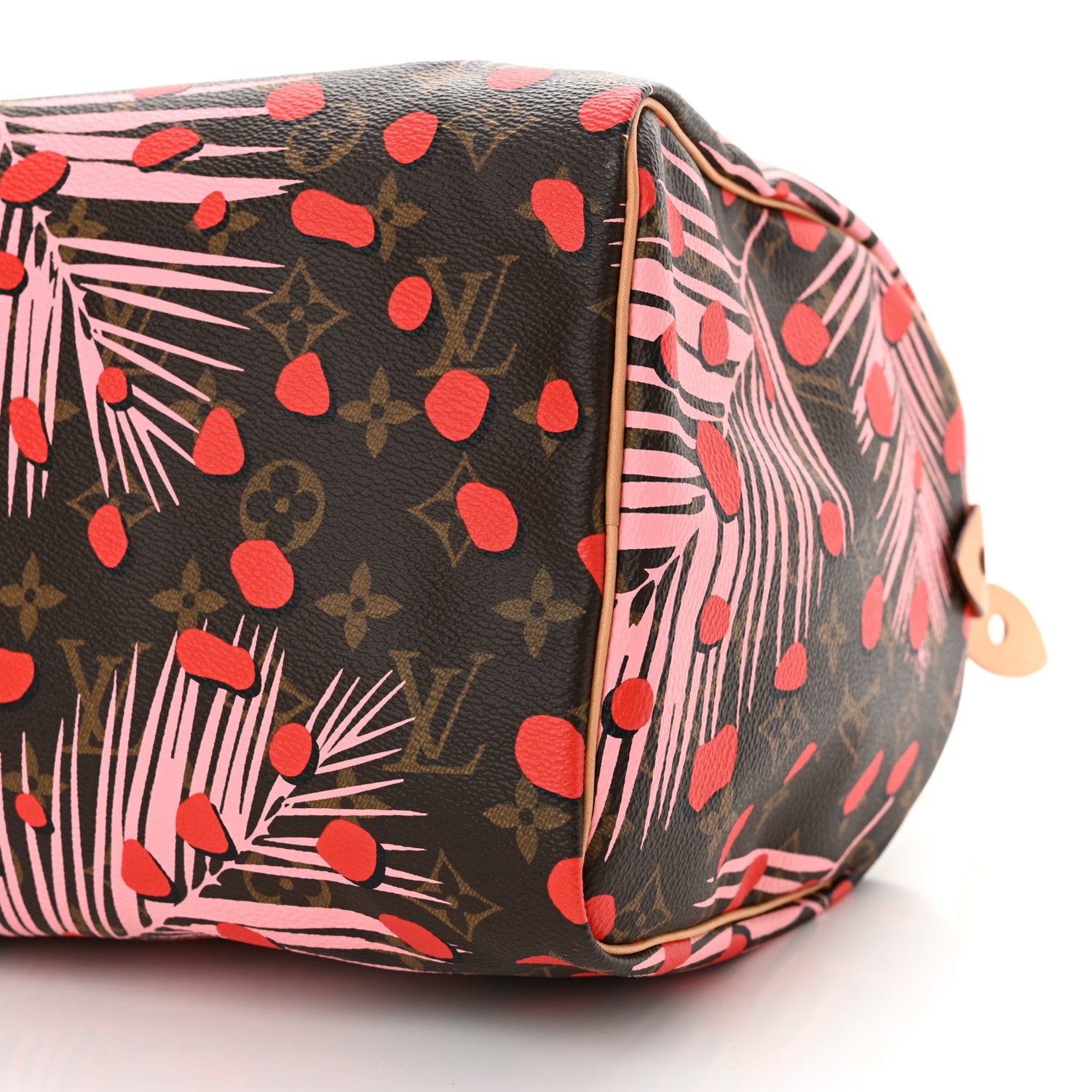 Louis Vuitton Monogram Jungle Dots Speedy 30 Sugar Pink Poppy 10 of 10