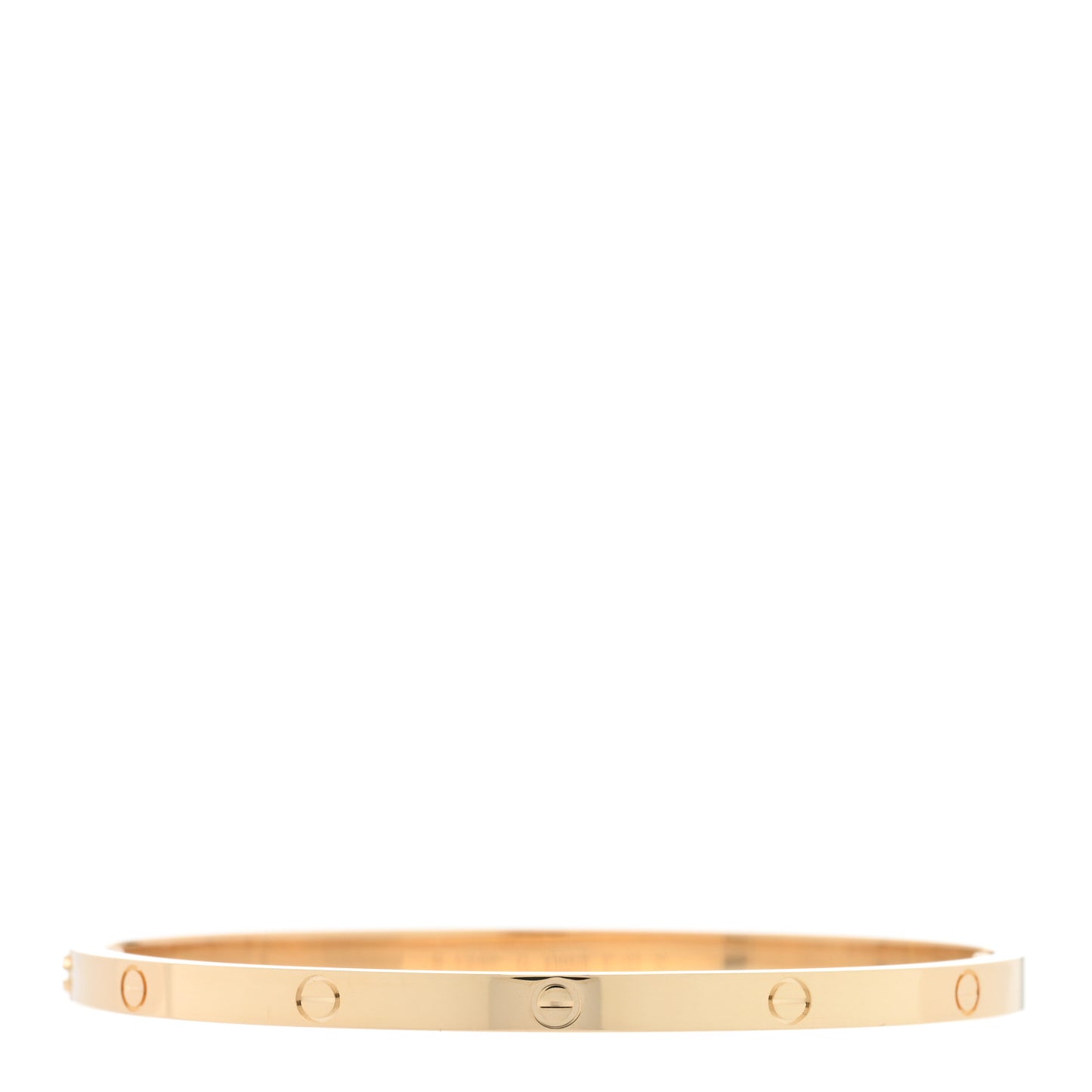 18K Yellow Gold Small LOVE Bracelet 17
