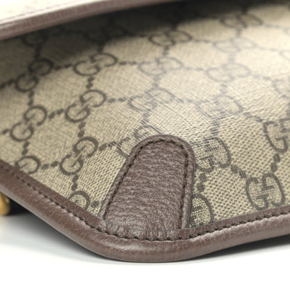 Gucci GG Supreme Monogram Neo Vintage Web Belt Bag Brown 8 of 9