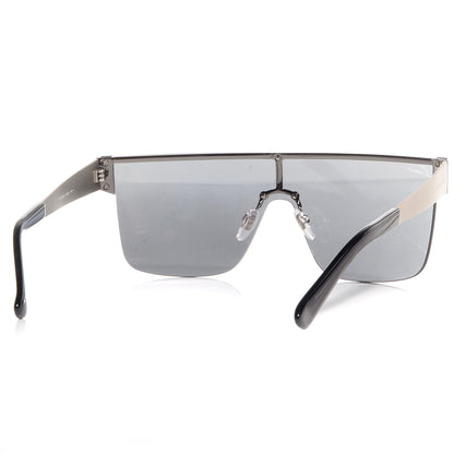 Gucci Rimless Mirrored Shield 4265/S Sunglasses Black 2 of 5