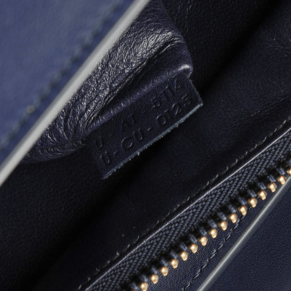 Celine Smooth Calfskin Micro Luggage Ink 7 of 7