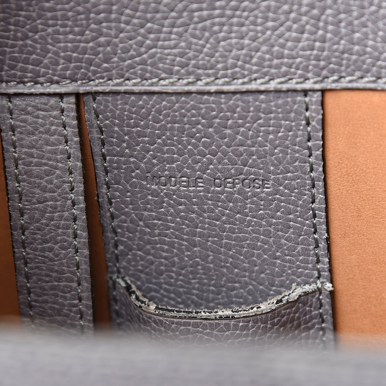 Delvaux Grained Calfskin Brillant Briefcase Grey 8 of 18