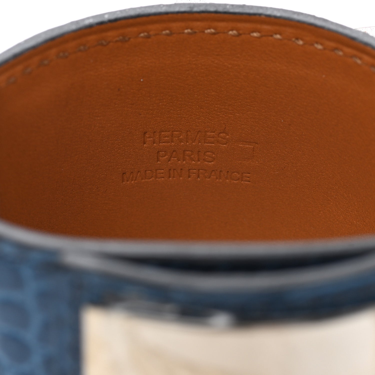 Hermes Matte Alligator Collier De Chien CDC Bracelet S Bleu De Malte 4 of 5