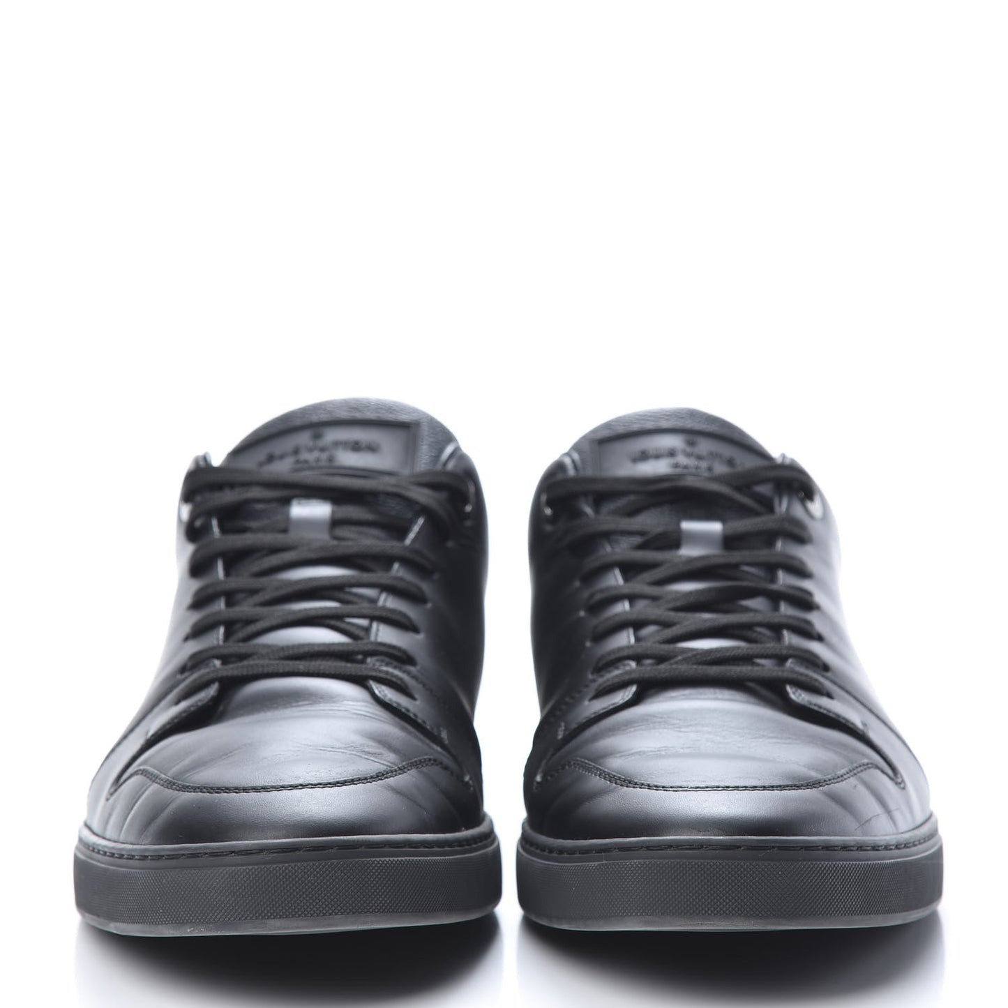 Calfskin Damier Graphite Line Up Sneaker 11 Black