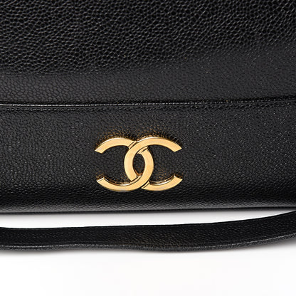 Chanel Caviar CC Shoulder Bag Black 12 of 12