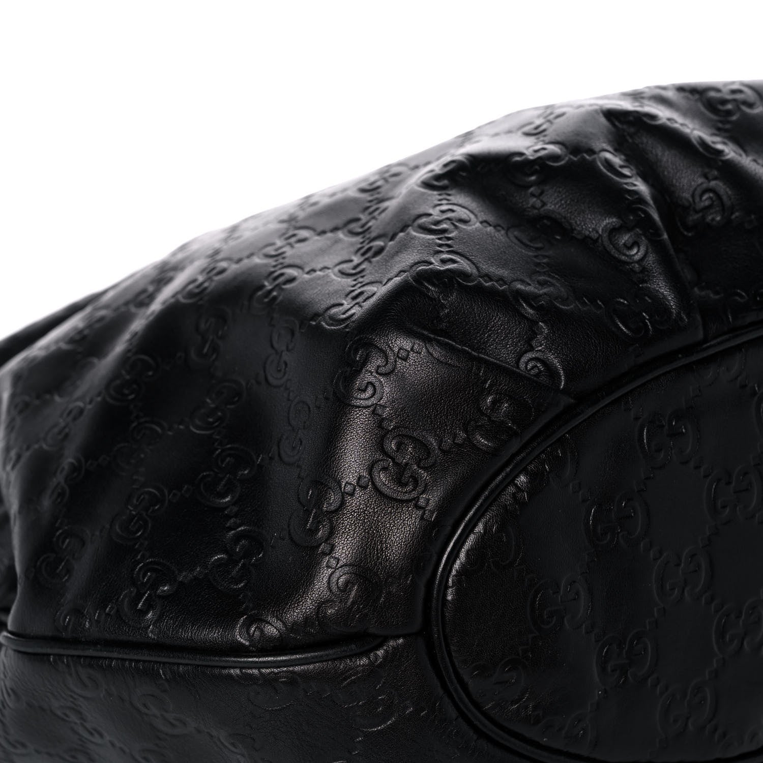 Gucci Guccissima Pelham Medium Hobo Black 12 of 17