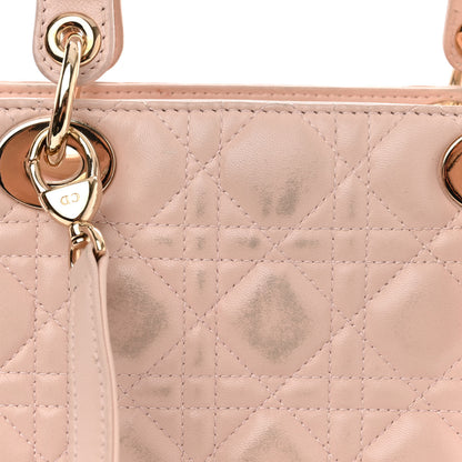 Christian Dior Lambskin Cannage Medium Lady Dior Light Pink 11 of 13