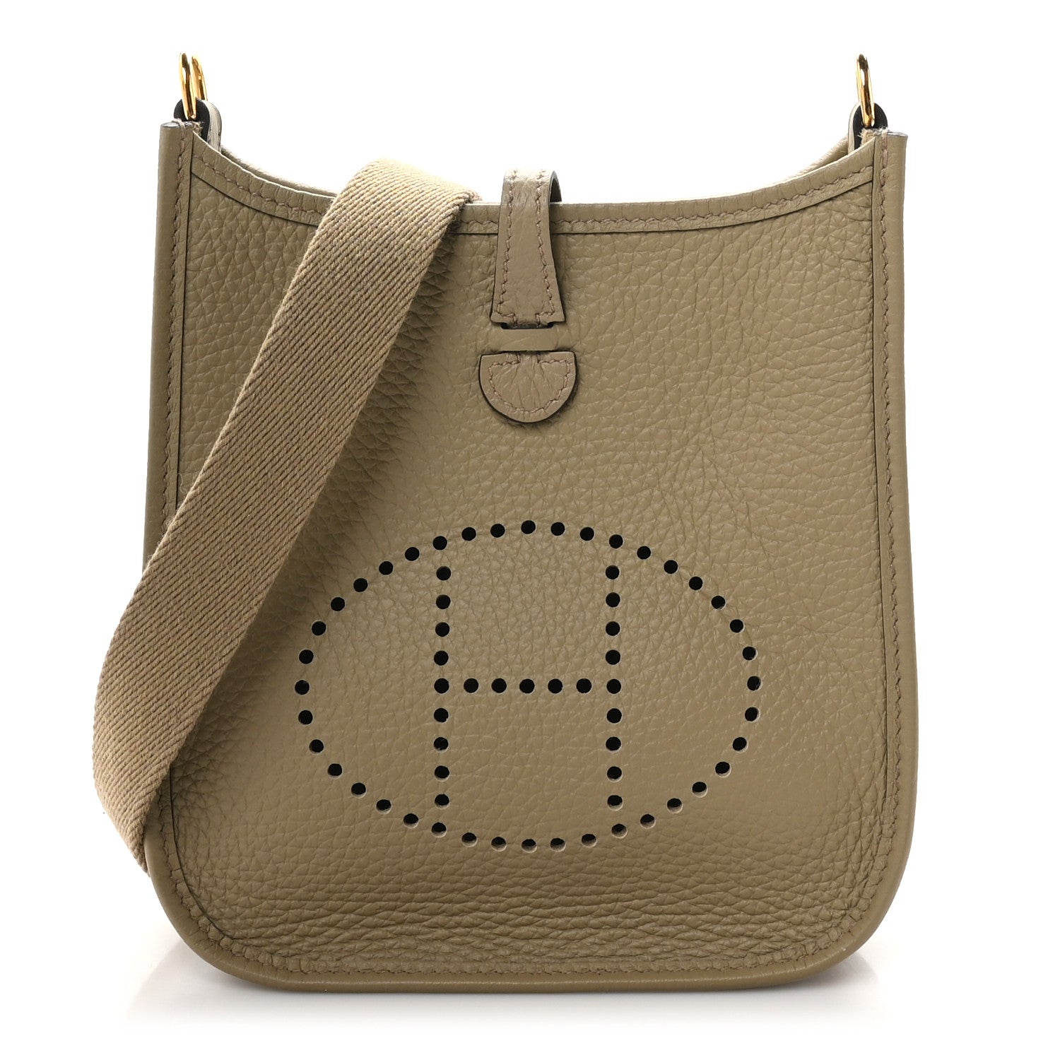 Hermes Taurillon Clemence Evelyne TPM Beige Marfa 1 of 11
