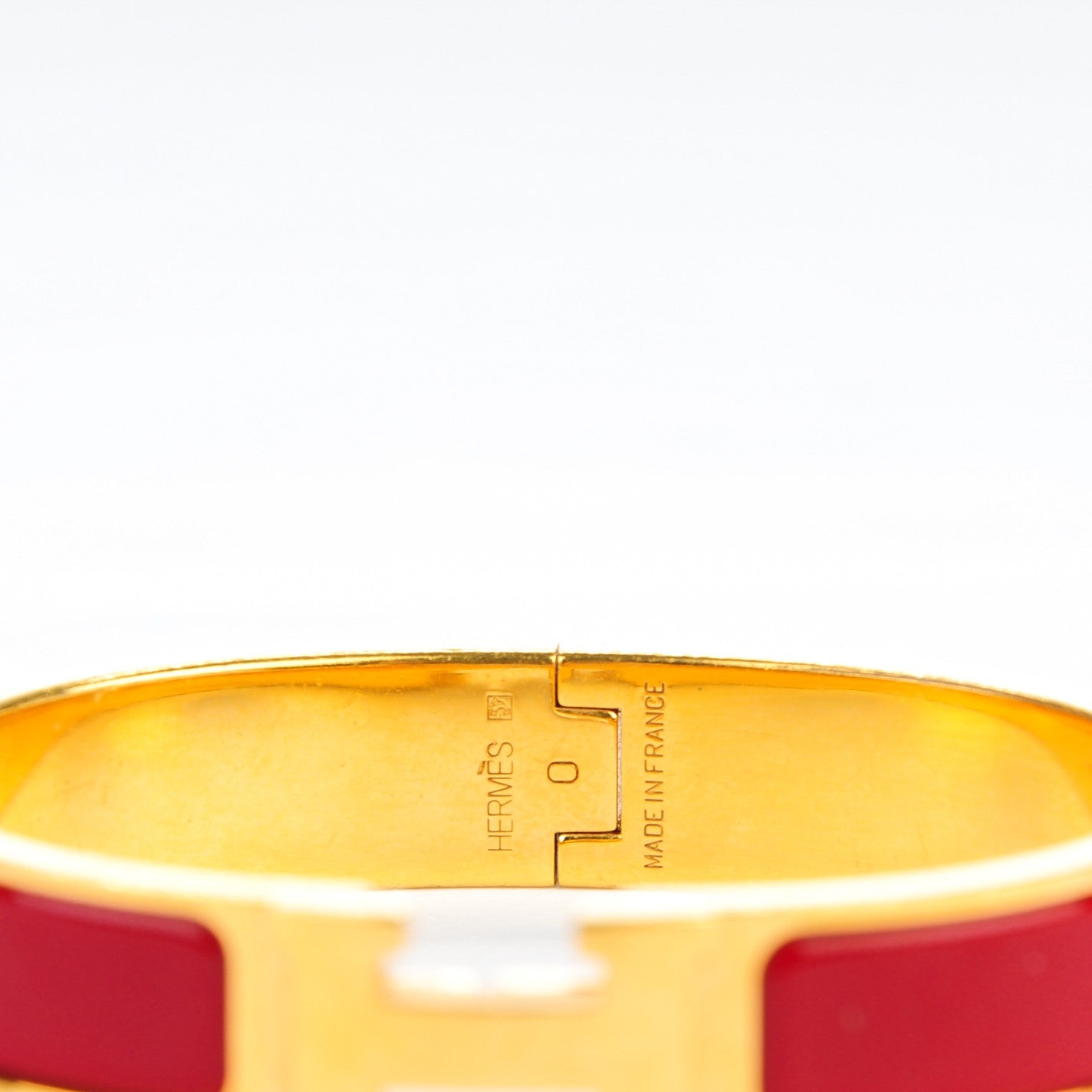 Enamel Clic Clac H Narrow Bracelet PM