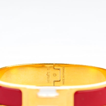 Hermes Enamel Clic Clac H Narrow Bracelet PM 4 of 4