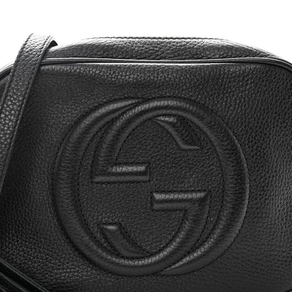 Gucci Pebbled Calfskin Small Soho Disco Bag Black 9 of 13