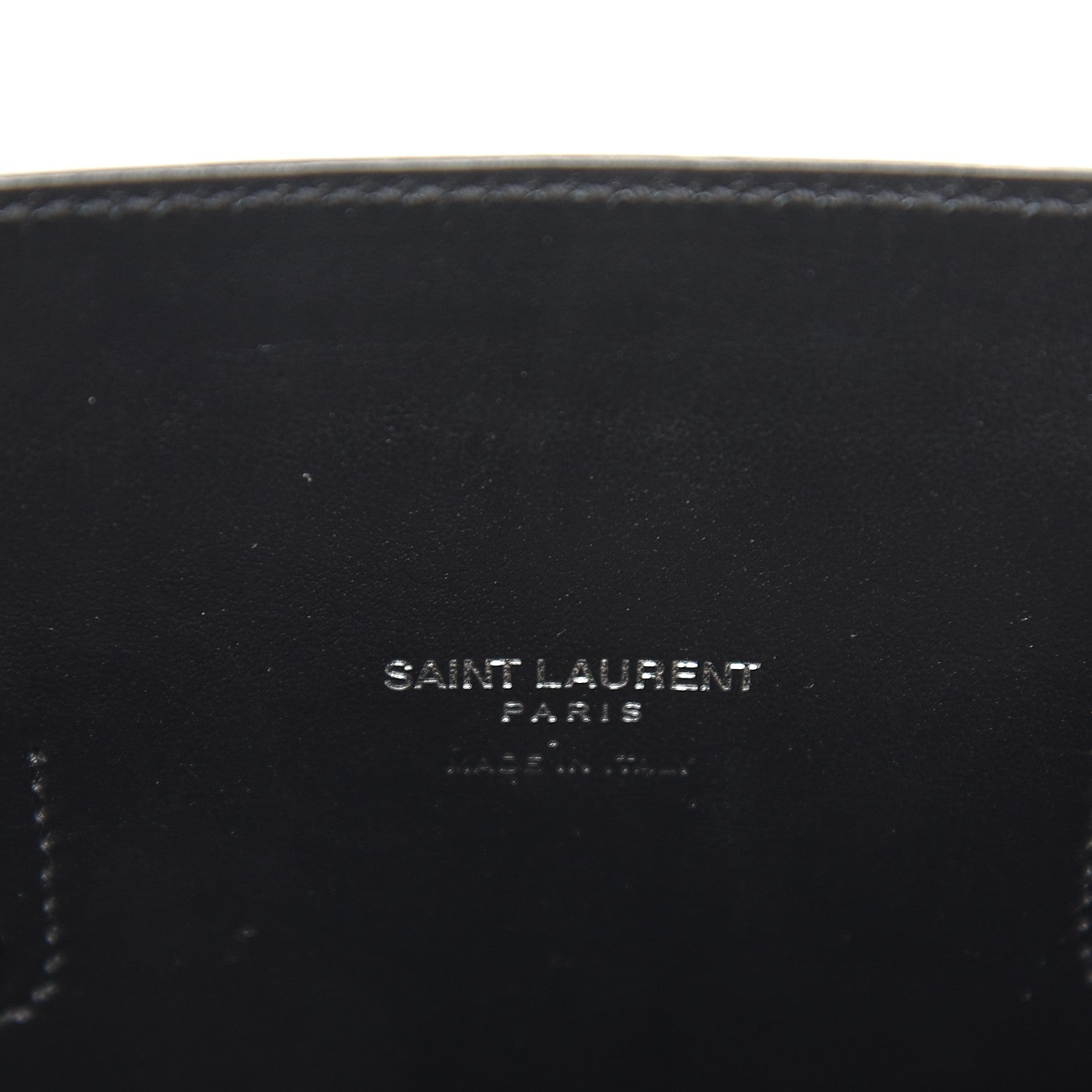 Saint Laurent Calfskin Crocodile Embossed Baby Sac De Jour Black 8 of 9