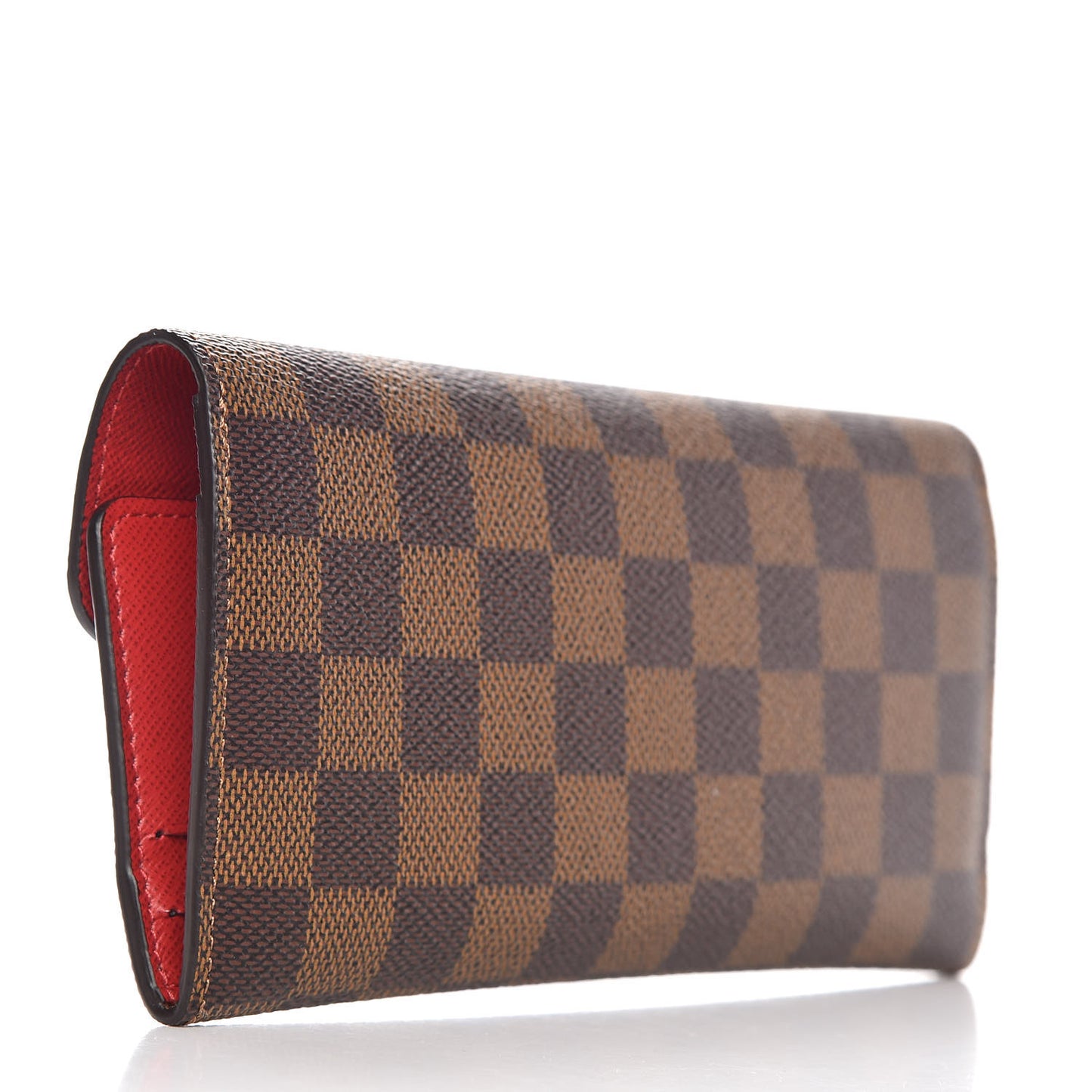 Damier Ebene Josephine Wallet Red