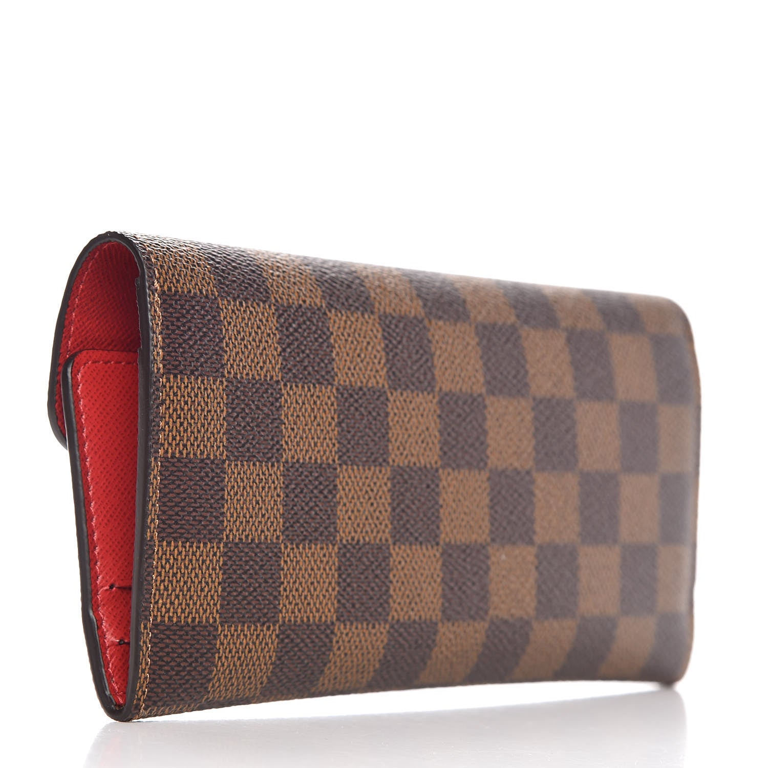 Louis Vuitton Damier Ebene Josephine Wallet Red 4 of 9