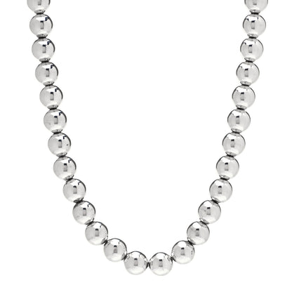 Tiffany Sterling Silver 10mm HardWear Ball Necklace 1 of 5