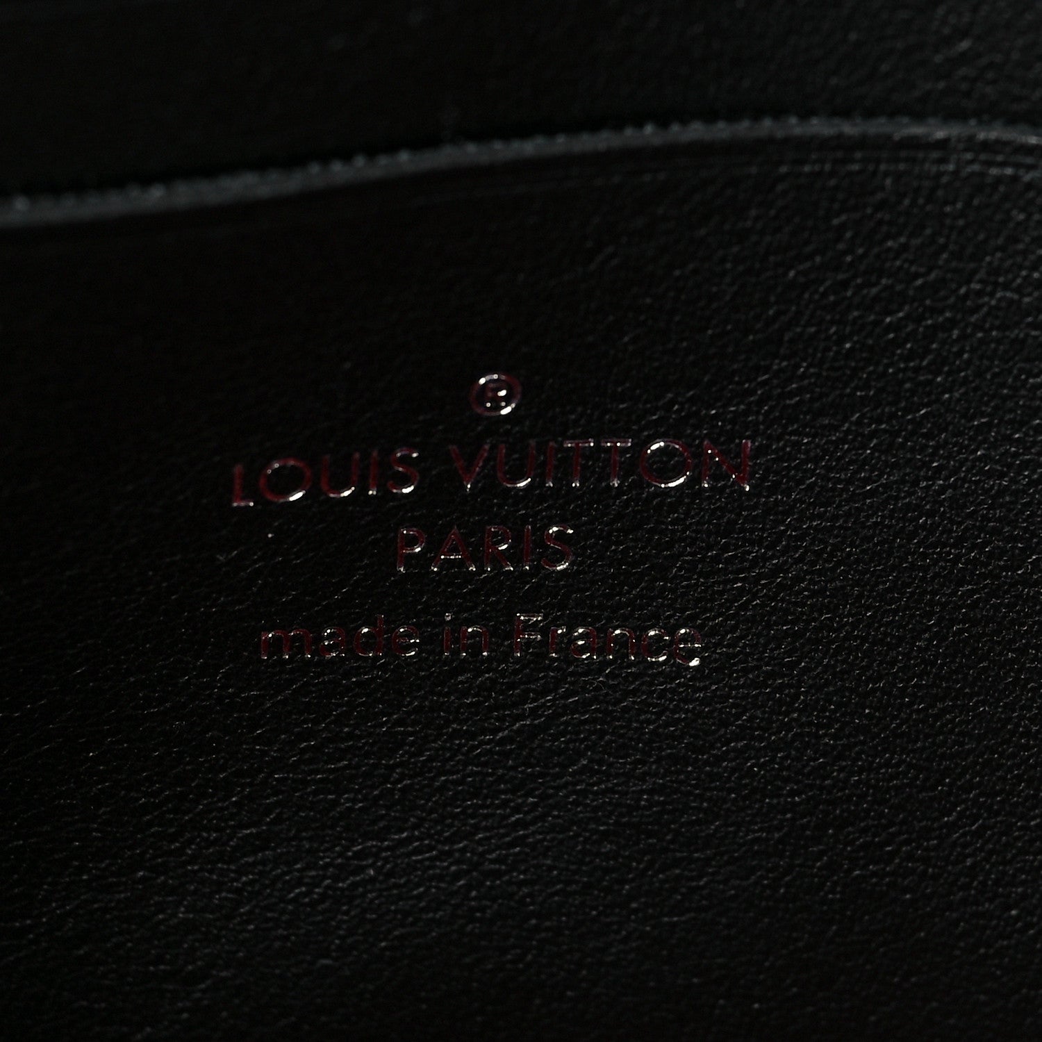 Louis Vuitton Patent Calfskin Laced Monogram Dauphine Chain Wallet Black 6 of 7
