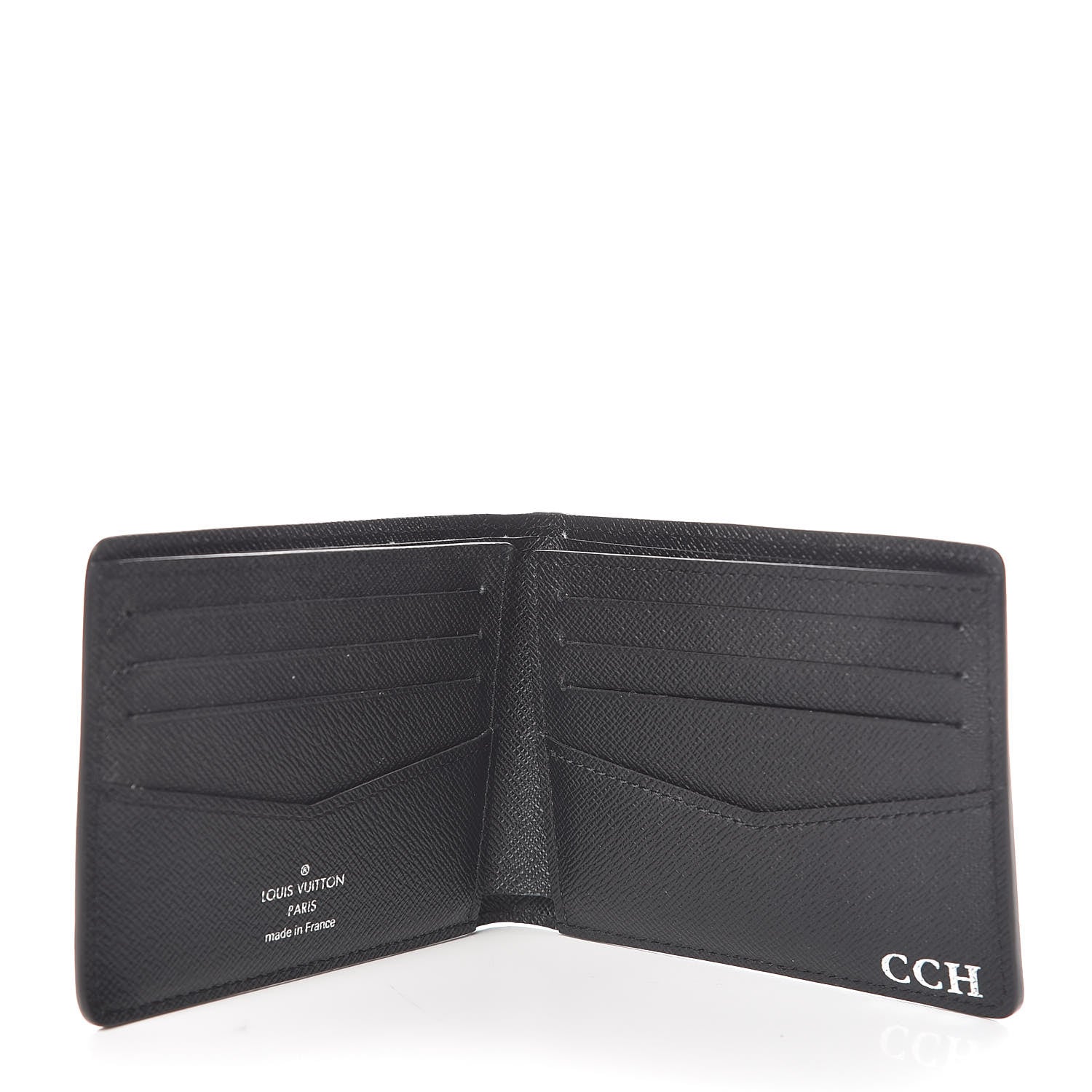 Louis Vuitton Epi Slender Wallet Black 5 of 8