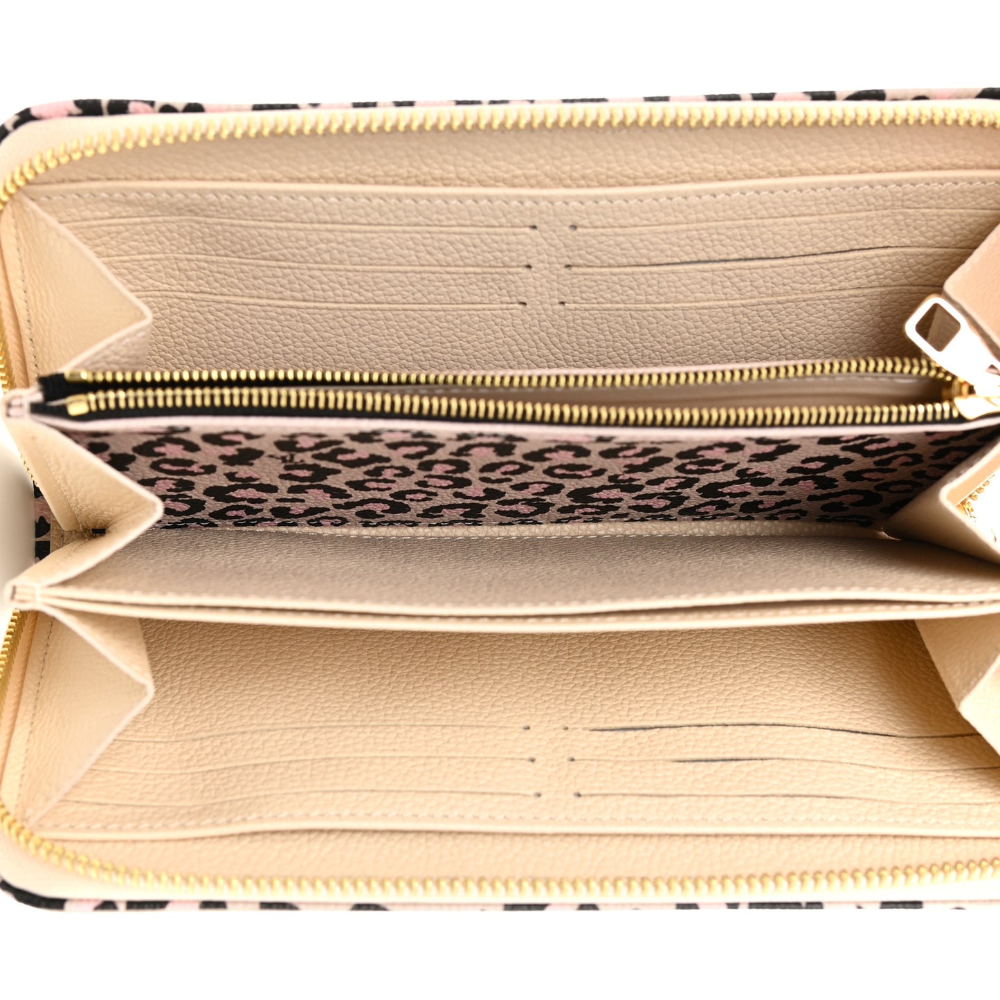 Empreinte Monogram Giant Wild At Heart Zippy Wallet Creme