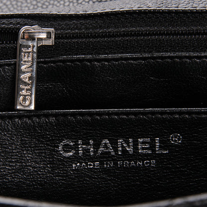 Chanel Caviar Quilted Jumbo Single Flap Black 6 of 8