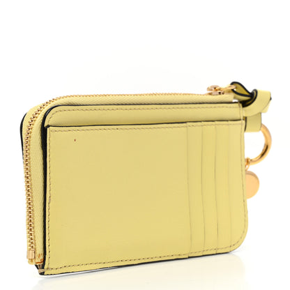 Chloe Calfskin Alphabet Purse Wallet Lemonade 3 of 8
