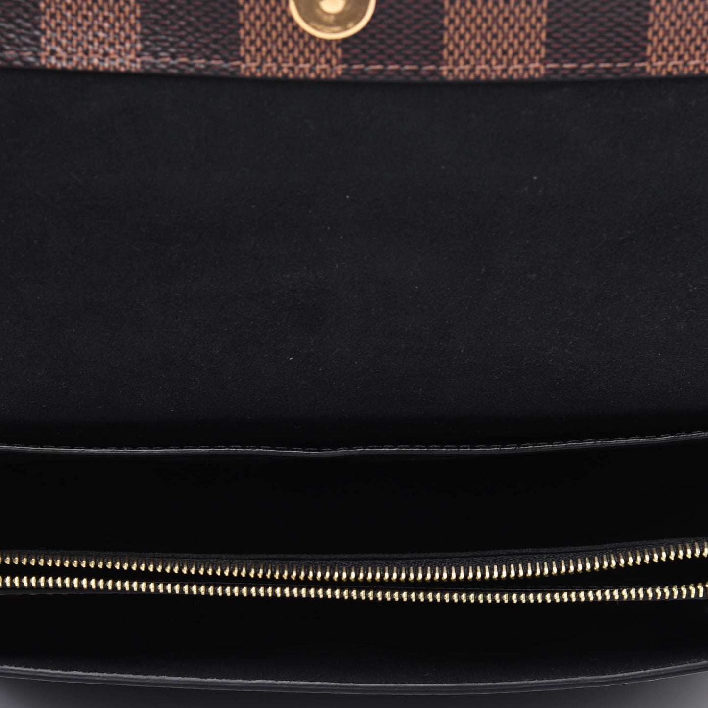 Damier Ebene Vavin Chain Wallet Black