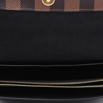 Louis Vuitton Damier Ebene Vavin Chain Wallet Black 5 of 12