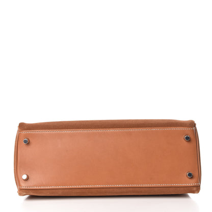 Hermes Barenia Grizzly Au Galop Kelly Retourne 32 Fauve 6 of 41