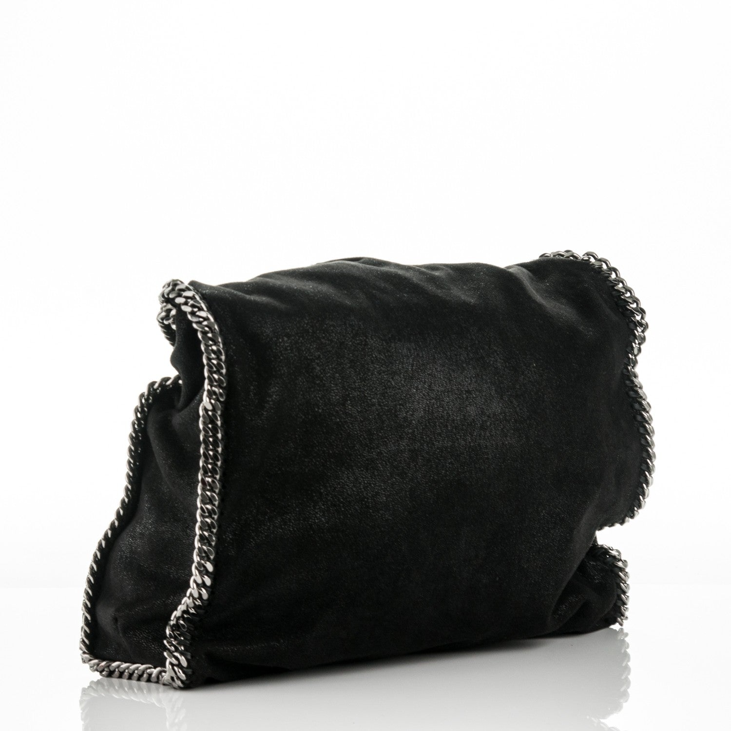 Stella McCartney Shaggy Deer Big Falabella Tote Black 3 of 8