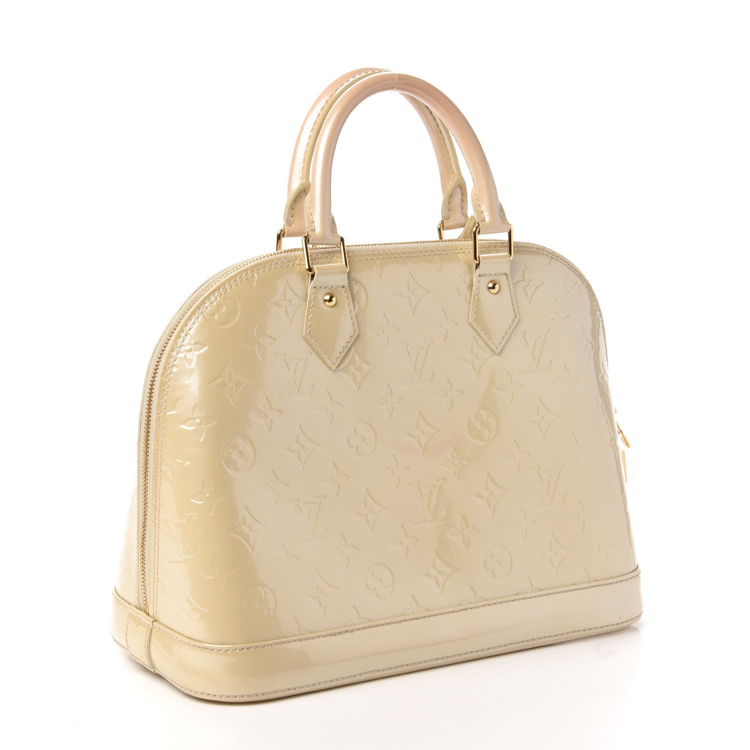 Louis Vuitton Vernis Alma PM Blanc Corail 3 of 9