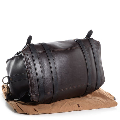 Louis Vuitton Utah Leather Sac Week-End 4 of 10