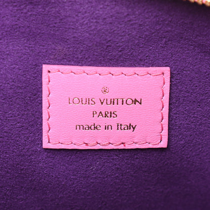 Louis Vuitton Lambskin Embossed Monogram Vuittamins Coussin PM Rose Violet 5 of 5