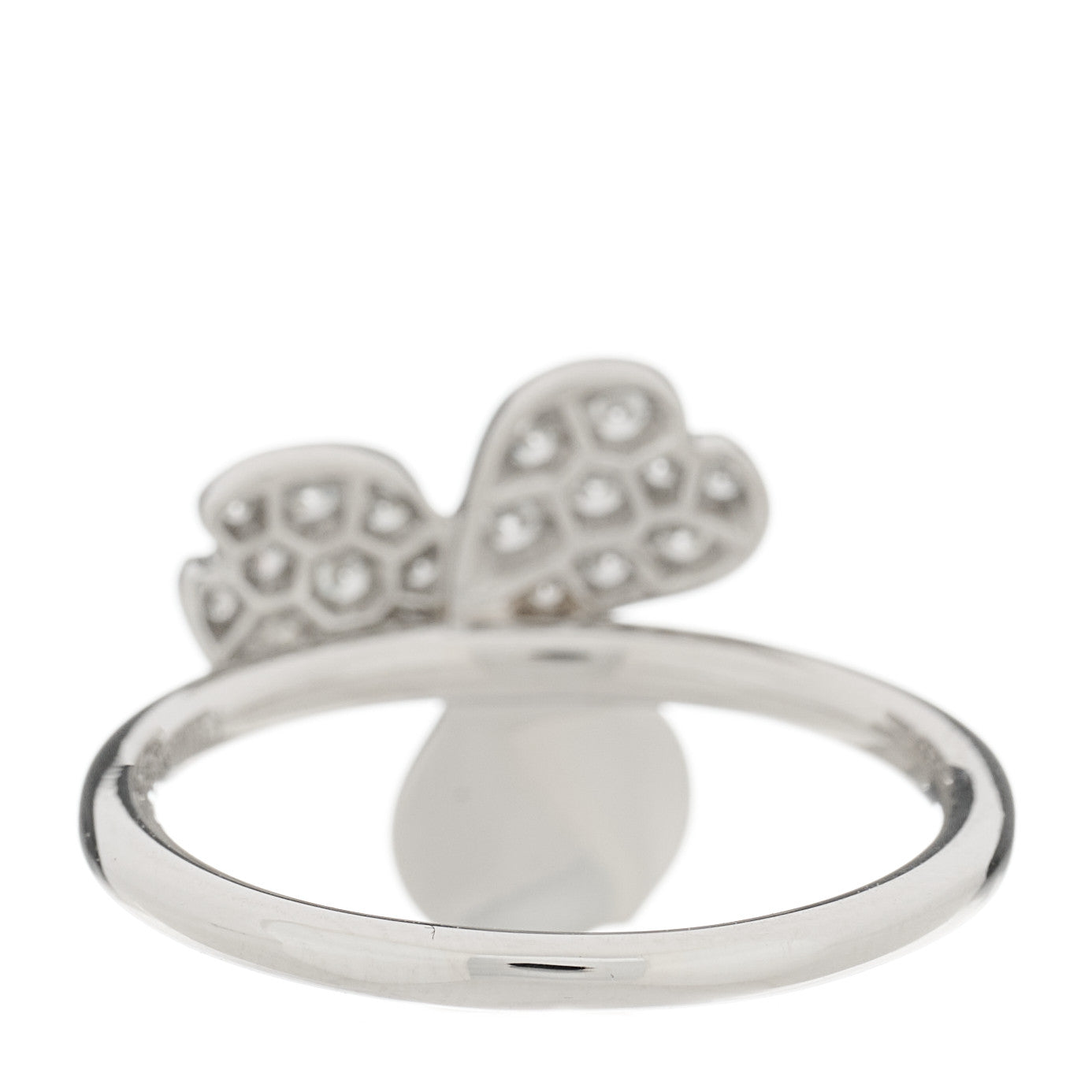 Tiffany Platinum Diamond Paper Flowers Ring 49 5 3 of 6