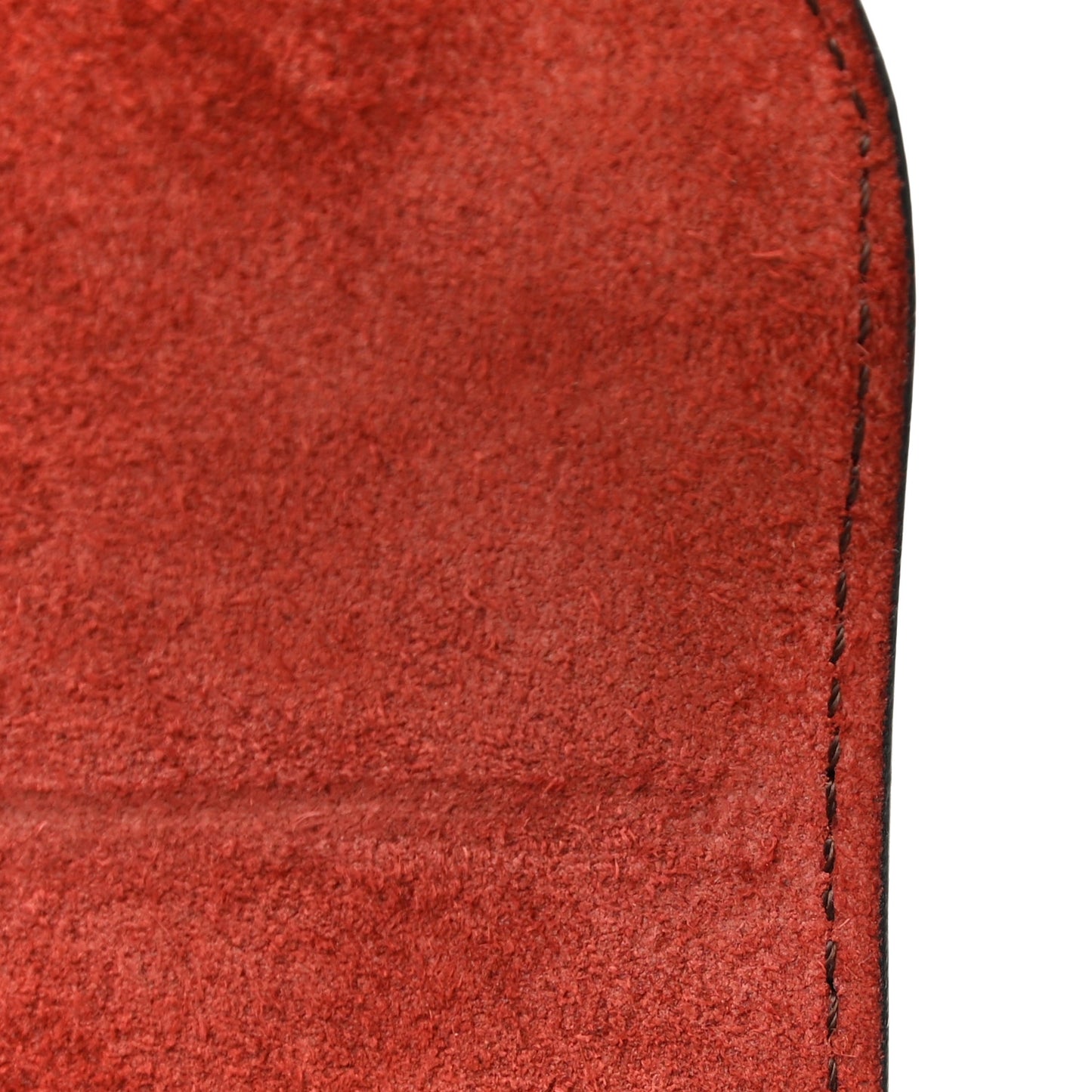 Calfskin Lizard Embossed Small Aby Lock Sepia Brown