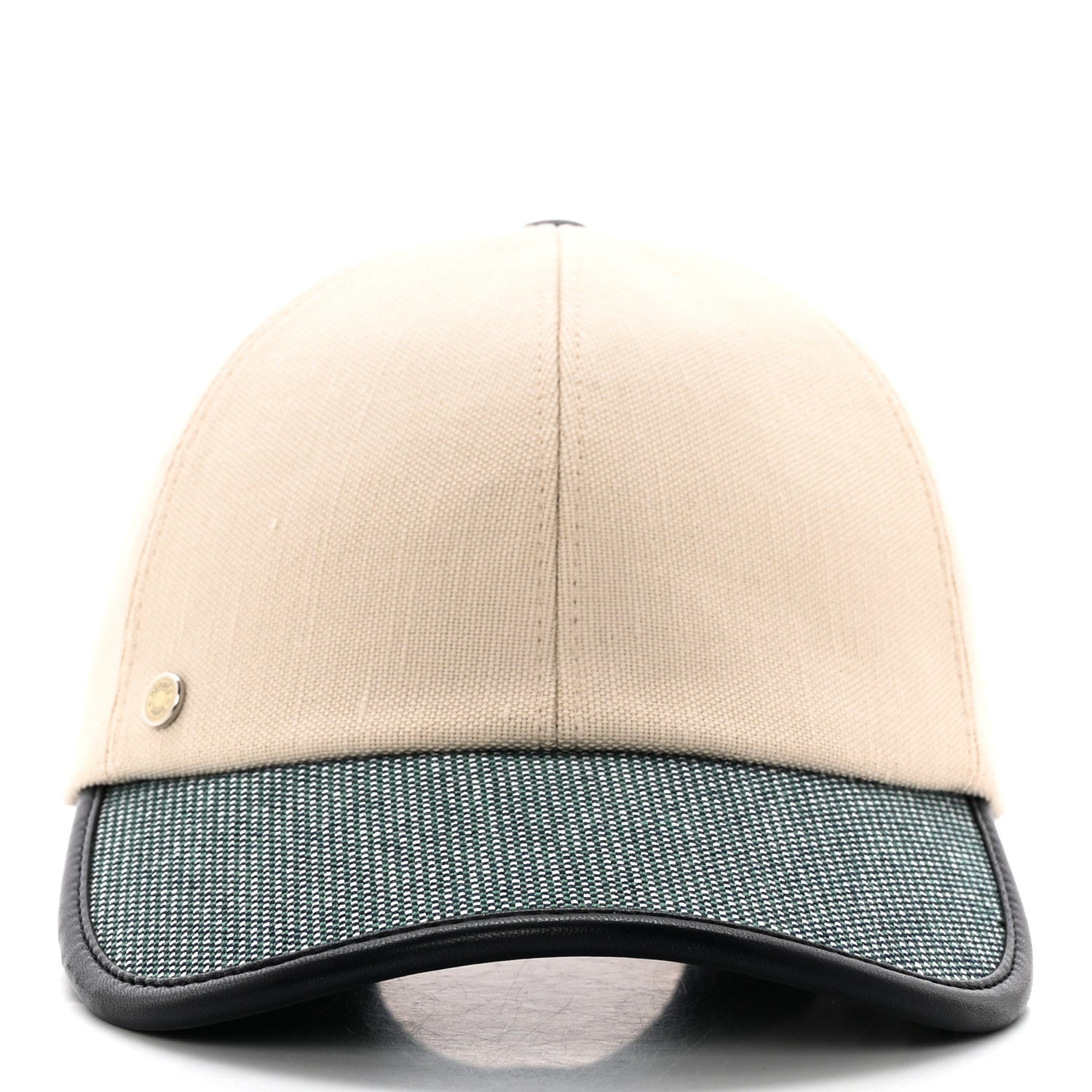 Hermes Cotton Tess Pop Cap 58 Ecru Marine 3 of 10