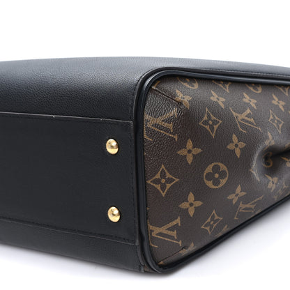 Louis Vuitton Calfskin Monogram Kimono Tote Black 9 of 11