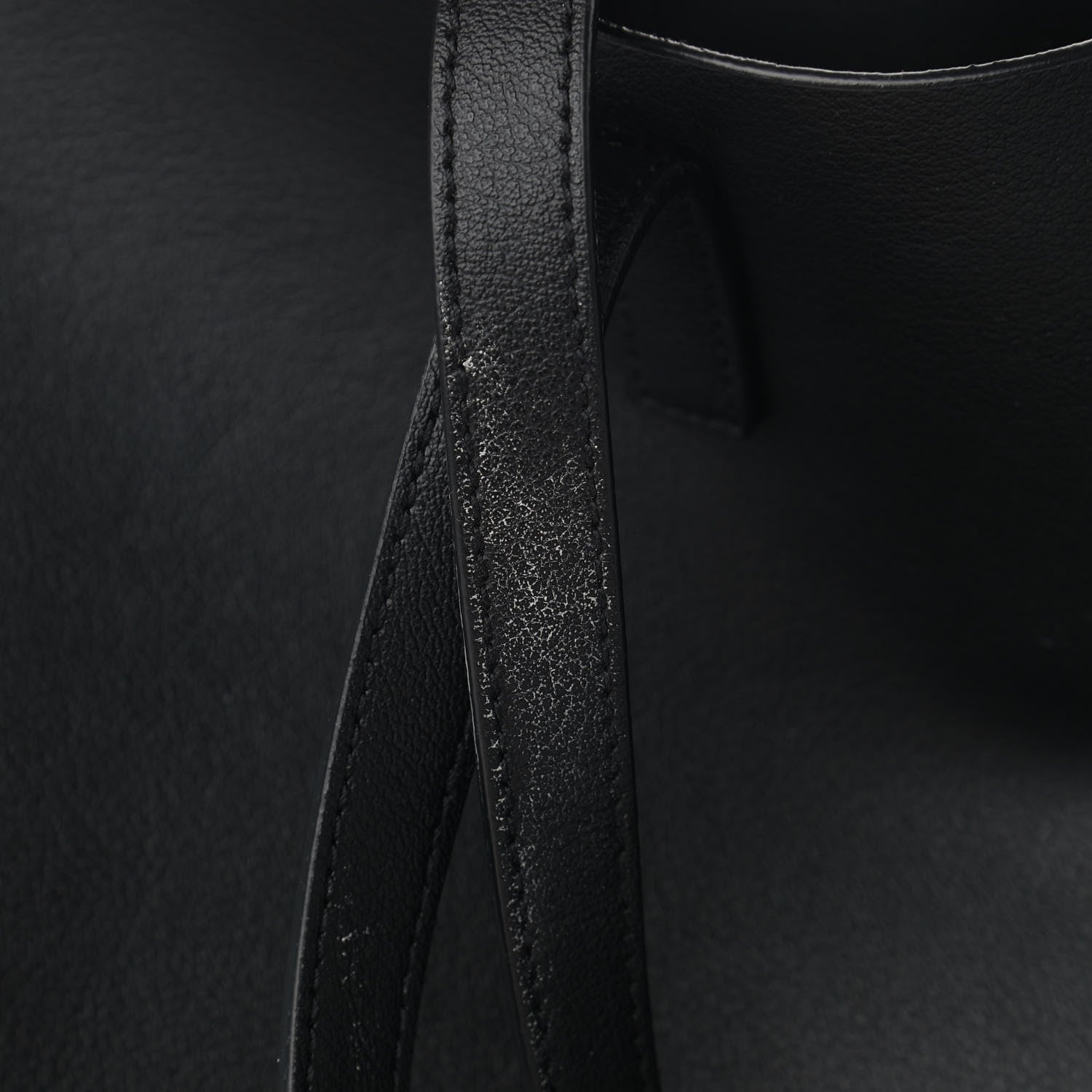 Saint Laurent Calfskin Large Shopping Tote Black 13 of 13