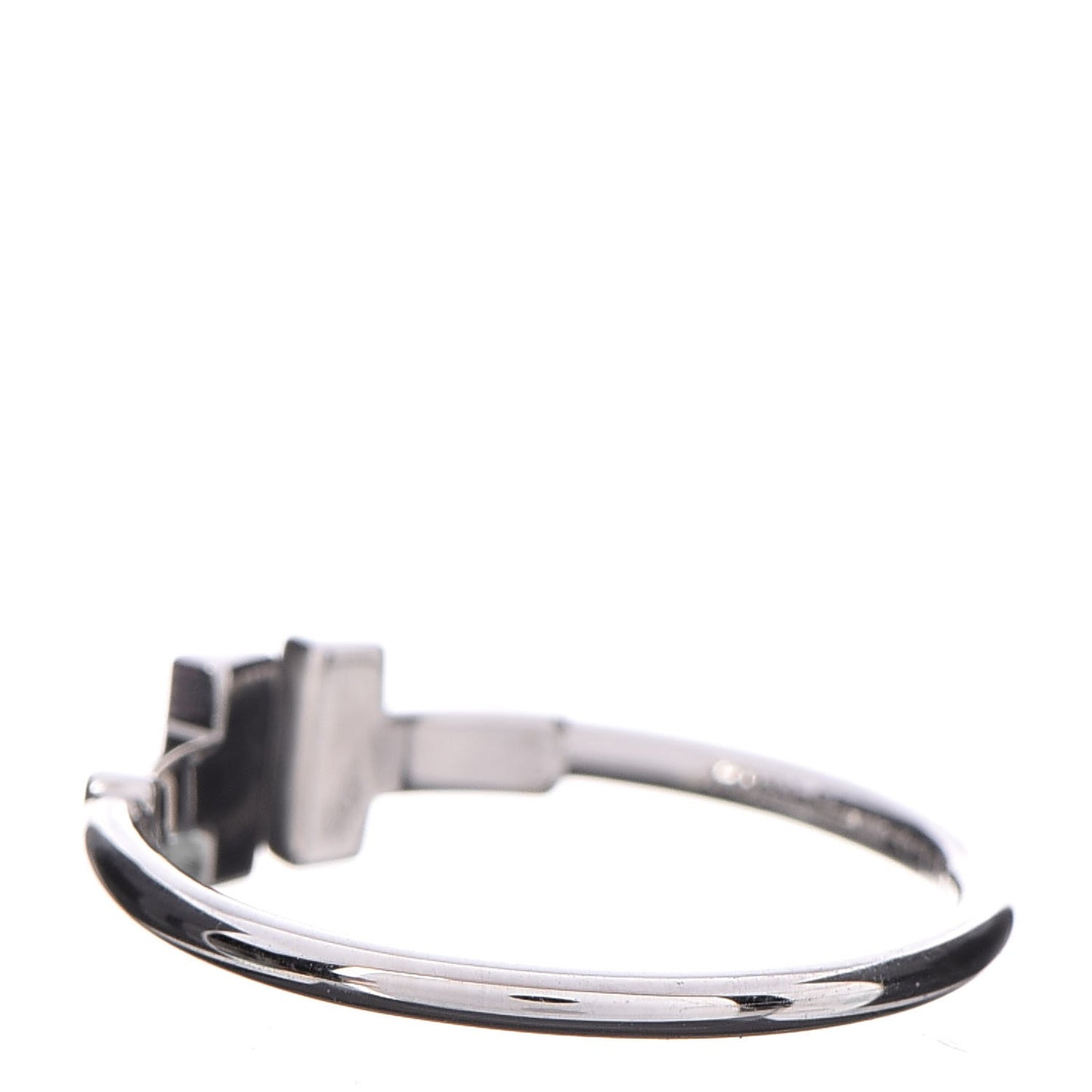 18K White Gold Diamond T Wire Ring 60 9.25