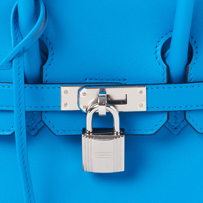 Hermes Swift Birkin 25 Bleu Frida 18 of 32