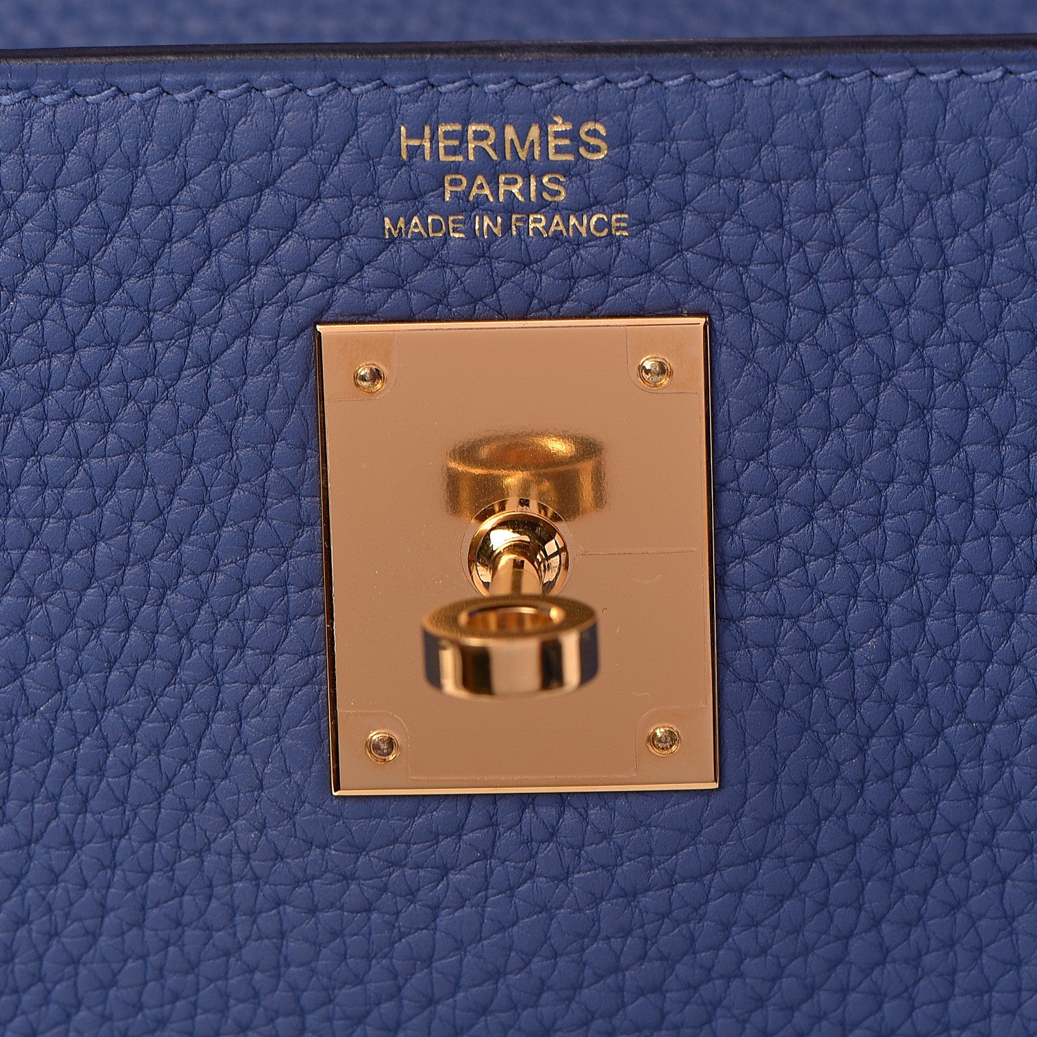 Hermes Taurillon Clemence Kelly Retourne 32 Bleu Brighton 19 of 42