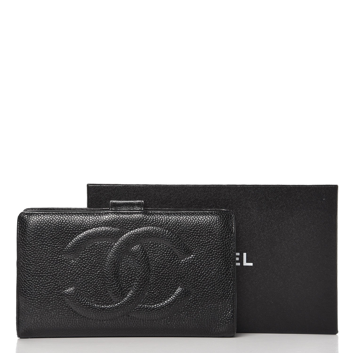 Chanel Caviar Timeless CC French Wallet Black 14 of 14