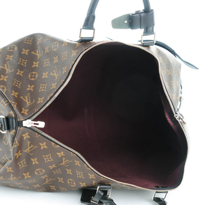 Louis Vuitton Monogram Macassar Keepall Bandouliere 55 5 of 7