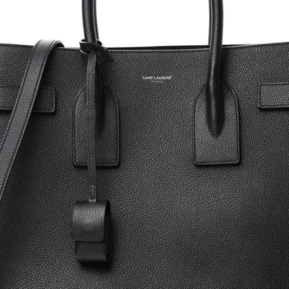 Saint Laurent Grained Calfskin Small Sac De Jour Black 11 of 11