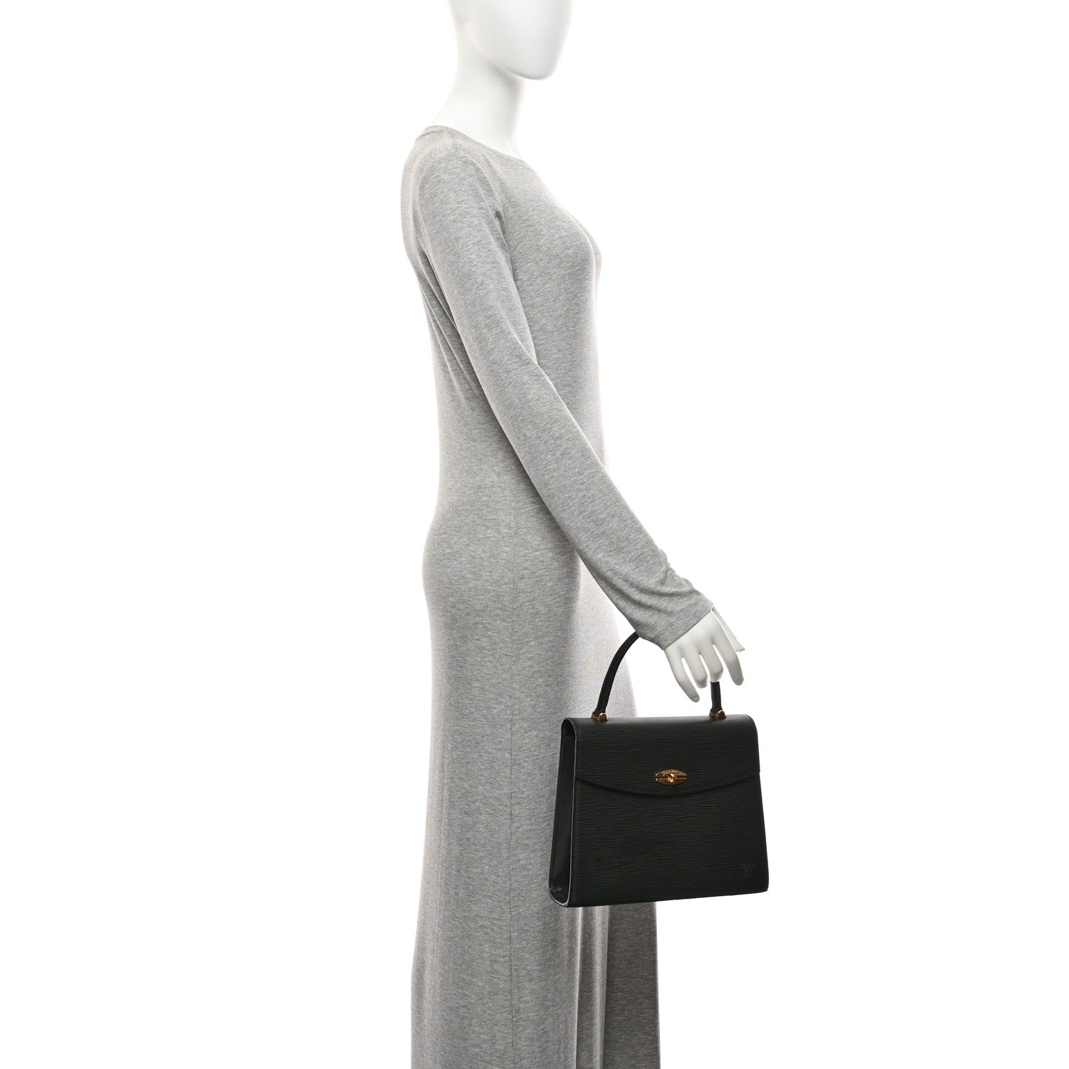 Louis Vuitton Epi Malesherbes Black 2 of 10
