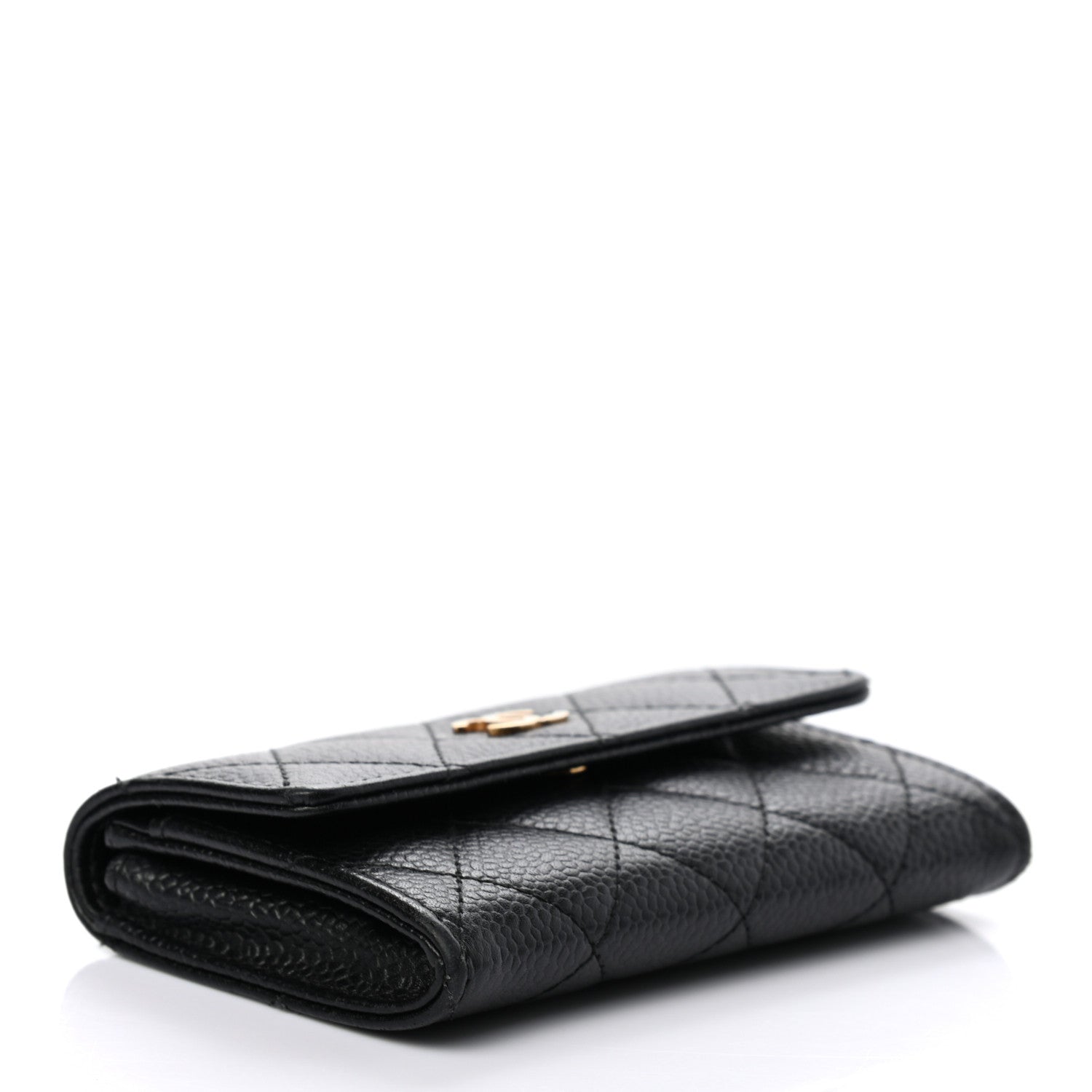 Chanel Caviar Quilted Flap Card Holder Black 4 of 8