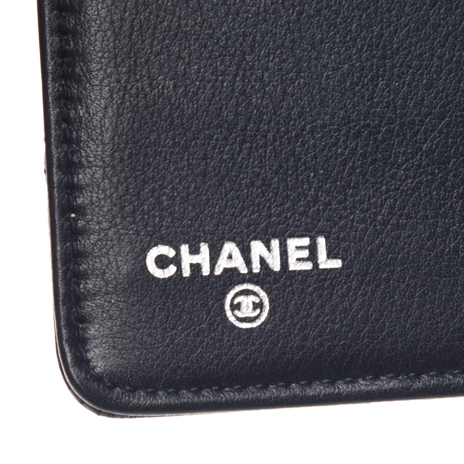Chanel Caviar Quilted Card Holder Marine 7 of 10